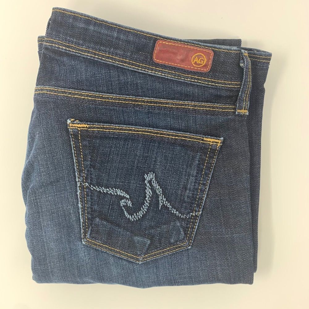 AG Adriano Goldschmied Woman's Jeans The Merlot Low‎ Rise Flare Bootcut 28R